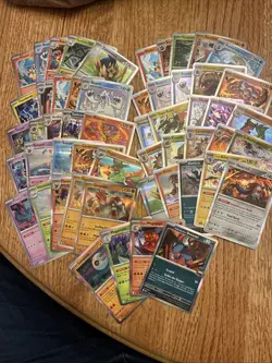 Pokemon Lot Of 54 Rares From Scarlet Violet To Mega Era - Image 1