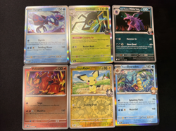 Pokemon- TCG Trading Cards Set Of 6 - Image 1