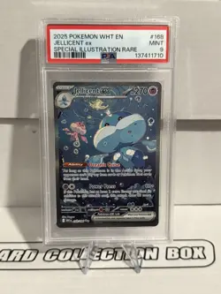 2025 Pokemon White Flare Jellicent ex Special Illustration Rare #168/086 PSA 9 - Image 1