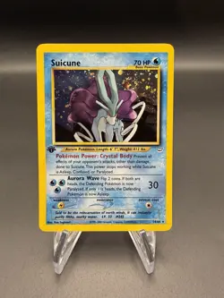 Suicune - 1st Edition - Holo - 14/64 Neo Revelation - Pokemon TCG - 2000 - Image 1