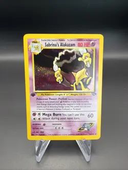 Sabrina's Alakazam 16/132 Holo Rare - Gym Challenge - 1st Edition - Pokemon WOTC - Image 1