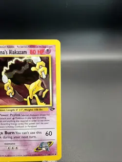 Sabrina's Alakazam 16/132 Holo Rare - Gym Challenge - 1st Edition - Pokemon WOTC - Image 4