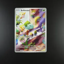Bulbasaur 143/142 Pokemon Stellar Crown Holo Full Art Card - Image 1