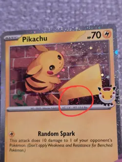 Pikachu (Swirl in Cosmos Holo) - 2026 Pokemon Day - Near Mint / Mint - Image 1