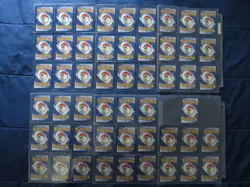 Near Complete 1st Edition Rocket's Team Common and Uncommon Pokemon Cards LP/NM - Image 2