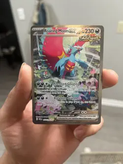 Roaring Moon ex 251/182 Special Illustration Rare Paradox Rift Pokemon - Image 1