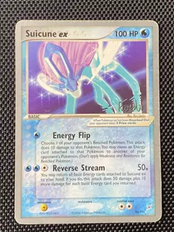 Suicune 94/95 Ex World Championship Rocky Beach Rare Holo 2004 Pokemon - Image 1
