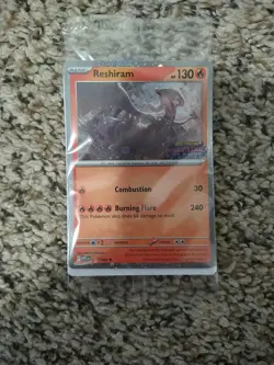 Reshiram 017/094 - Pokemon TCG: Phantasmal Flames - SEALED Stamped Promo - Image 2