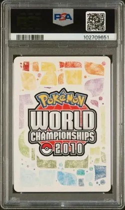 PSA 8 ESPEON 2010 POKEMON WORLD CHAMPIONSHIPS PROMO PSYCHIC ENERGY - Image 2
