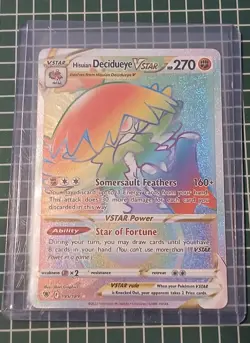 Pokemon TCG Hisuian Decidueye VSTAR SWSH - Astral Radiance 195/189 - Image 1