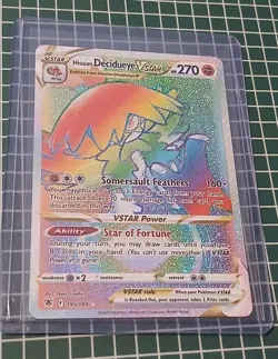 Pokemon TCG Hisuian Decidueye VSTAR SWSH - Astral Radiance 195/189 - Image 3