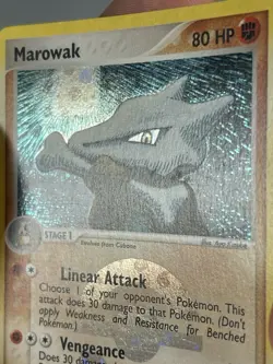 Pokemon Marowak 7/112 FireRed & LeafGreen Reverse Holo Rare - Image 4