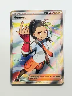 Nemona 229/091 Full Art Holo Pokemon SV: Paldean Fates English Near Mint - Image 3