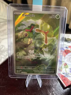 Caterpie (172/165) Illustration Rare - 2023 Pokemon TCG Scarlet & Violet 151 - Image 1
