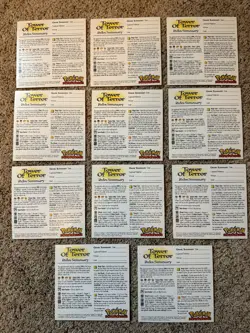 Vintage Pokemon Scratchees Tower of Terror w/ 11 Scratch-Offs & Rule book (2000) - Image 4