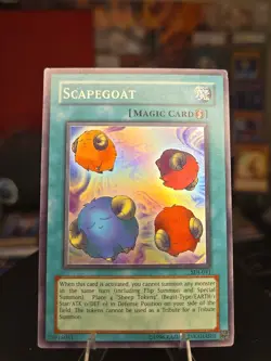 Yu-Gi-Oh! Starter Deck Joey #SDJ-041 Scapegoat Unlimited Super Rare LP - Image 1