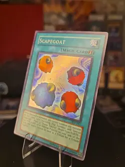 Yu-Gi-Oh! Starter Deck Joey #SDJ-041 Scapegoat Unlimited Super Rare LP - Image 2