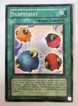 Yugioh Scapegoat - SDJ-041 - Super Rare - Unlimited - LP - Image 1