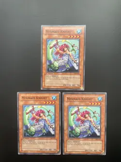 Yugioh Mermaid Knight AST-025 Common 1st Edition LP/MP X3 - Image 1