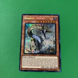 Yugioh Danger! Nessie! MP25-EN141 1st Edition Prismatic Secret Rare NM - Image 1