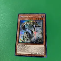 Yugioh Danger! Nessie! MP25-EN141 1st Edition Prismatic Secret Rare NM - Image 2