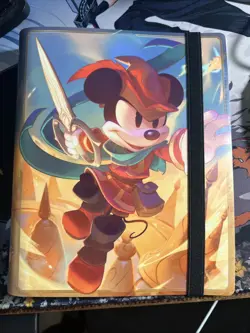Mickey Mouse Brave Little Tailor Binder Disney Lorcana TCG Holds 80 Cards - Image 1