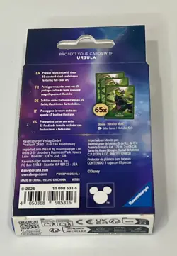 Disney Lorcana Supplies - Deck Protectors - URSULA [Deceiver of All][65 Sleeves] - Image 2