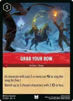 Grab Your Bow 131/204 Winterspell Non-Foil Disney Lorcana - Image 1