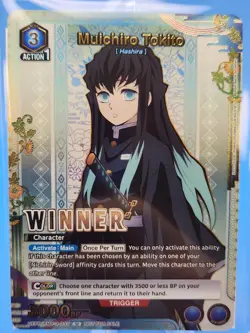Demon Slayer Muichiro Tokito Winner Foil - UEPR /KMY-3-037 NM - Union Arena - Image 1