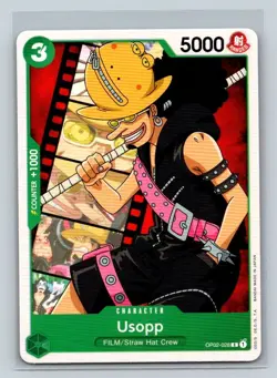 Usopp OP02-028 C One Piece Paramount War Trading Card - Image 1