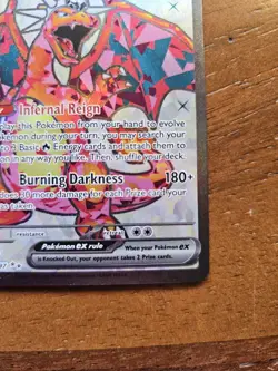 Pokemon SV03 Charizard EX Ultra Rare Card 215/197 Obsidian Flames - Image 5
