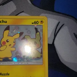 Pikachu SM162 SM Holo Promo NM & Mimikyu Black Star Promo SM163 NM Holo (2 Cards - Image 5