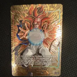 Bandai Dragon Ball Super Card Game Energy Marker Foil Card E-130 Goku - Image 4