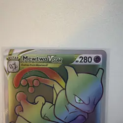 Pokemon Mewtwo VSTAR Full Art Rainbow Secret Rare Card 79/78 - Image 2