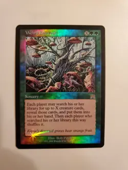 Weird Harvest FOIL Onslaught NM Green Rare MAGIC MTG CARD - Image 1