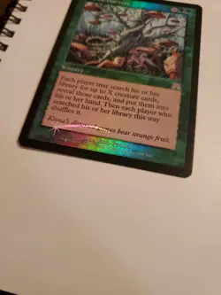 Weird Harvest FOIL Onslaught NM Green Rare MAGIC MTG CARD - Image 2