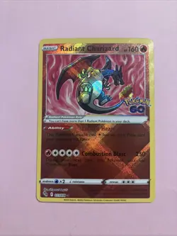 Pokemon TCG Radiant Charizard Pokemon Go Card 011/078 - Image 1