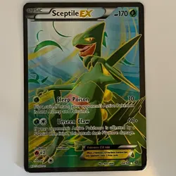 Pokemon TCG Sceptile-EX Holo Full Art Ultra Rare Card Ancient Origins 84/98 - Image 1