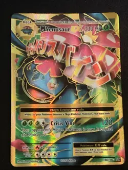 M Venusaur EX 100/108 Evolutions NM Full Art Ultra Rare Holo Pokemon Card TCG - Image 2