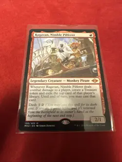 MTG Ragavan, Nimble Pilferer Modern Horizons 2 Regular Card 138/303 - Image 1