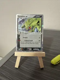 Pokemon TCG Tyranitar EX Cosmos Holo Ultra Rare Card 17/17 Pop Series 1 - Image 1