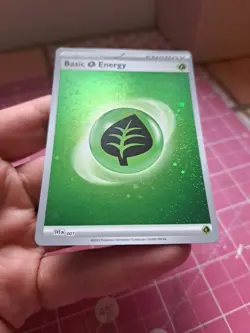 Grass Energy 001 SVE 151 Holo Pokemon Card - Image 3