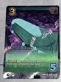 UniVersus Military Airship Ultra Rare Asset Card Attack on Titan AOT03 181/189 - Image 1