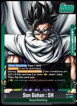 FB09-049 Son Gohan : SH Custom Leader Card - Dragon Ball Fusion World - Orica - Image 1