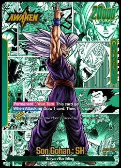 FB09-049 Son Gohan : SH Custom Leader Card - Dragon Ball Fusion World - Orica - Image 2