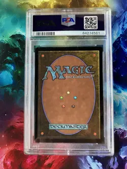 Magic: The Gathering Swamp Guru Promo 1999 PSA 6 - Image 2