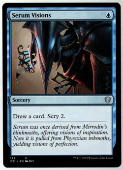 Serum Visions 129 Non Foil Uncommon Commander 2021 MTG Near Mint - Image 1