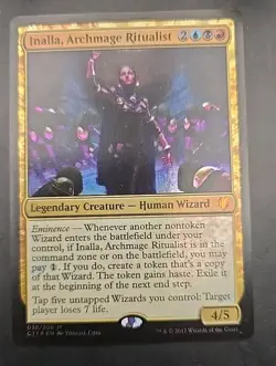 Inalla, Archmage Ritualist Commander 2017 MTG Foil Lightly Played - Image 1