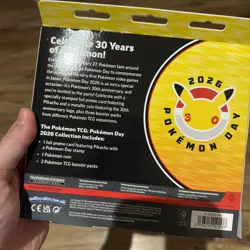 Pokemon TCG Pokemon Day 2026 Collection Box - Pikachu Promo Sealed New - Image 3