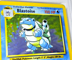 1999 Pokemon Jungle / Shadowl, # 2 Blastoise - Holo PSA 8 - Image 3